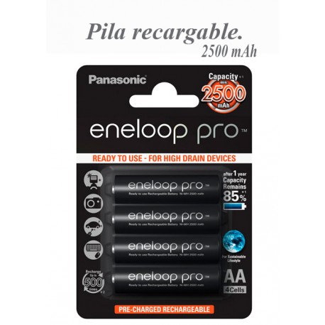 Eneloop R-6x4 2500mAh