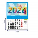 Mod FCALPH Faldilla Calendario Pequeña Horizontal